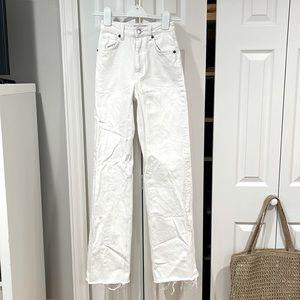 Zara white jeans